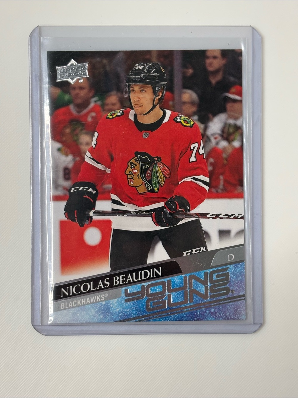 Nicolas Beaudin 2020-21 Upper Deck Young Guns Rookie #226 Chicago Blackhawks 🏒